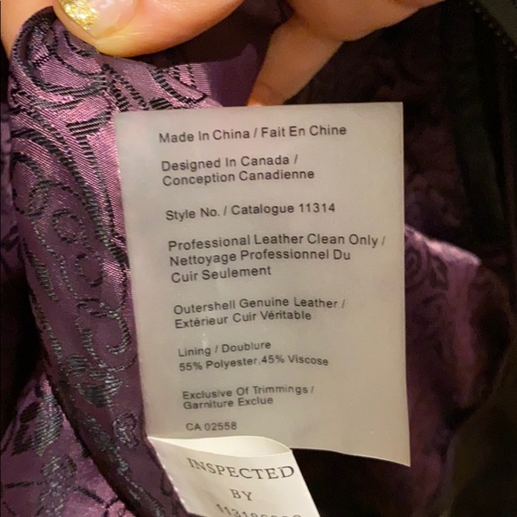 Danier leather jacket - Picture 4 of 4